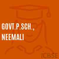 Govt.P.Sch., Neemali Primary School Logo