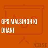 Gps Malsingh Ki Dhani Primary School Logo