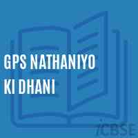 Gps Nathaniyo Ki Dhani Primary School Logo