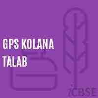Gps Kolana Talab Primary School Logo