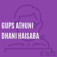 Gups Athuni Dhani Haisaba Middle School Logo