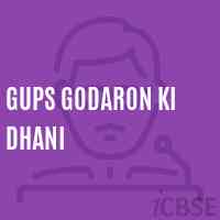 Gups Godaron Ki Dhani Middle School Logo