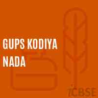 Gups Kodiya Nada Middle School Logo