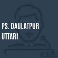 Ps. Daulatpur Uttari Primary School Logo