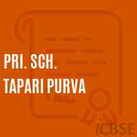 Pri. Sch. Tapari Purva Primary School Logo