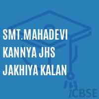 Smt.Mahadevi Kannya Jhs Jakhiya Kalan Middle School Logo