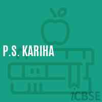 P.S. Kariha Primary School Logo