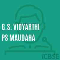G.S. Vidyarthi Ps Maudaha Primary School Logo