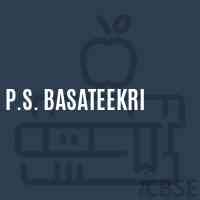 P.S. Basateekri Primary School Logo