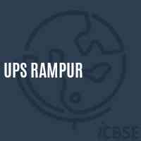 Ups Rampur Middle School Logo
