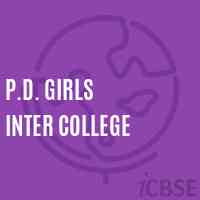 P.D. Girls Inter College High School Logo