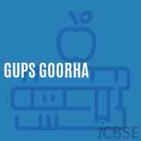 Gups Goorha Middle School Logo