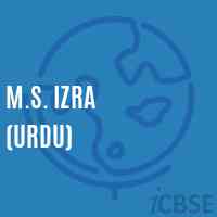 M.S. Izra (Urdu) Middle School Logo