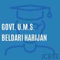 Govt. U.M.S. Beldari Harijan Middle School Logo