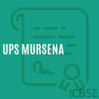 Ups Mursena Middle School Logo