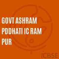 Govt Ashram Pddhati Ic Ram Pur Senior Secondary School Logo