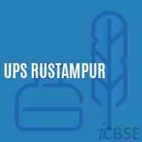 Ups Rustampur Middle School Logo
