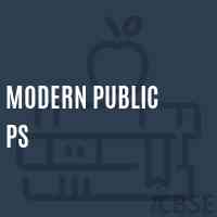 Modern Public Ps Primary School Logo
