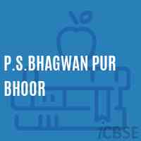 P.S.Bhagwan Pur Bhoor Primary School Logo