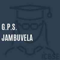 G.P.S. Jambuvela Primary School Logo
