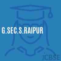 G.Sec.S.Raipur Secondary School Logo