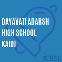 Dayavati Adarsh High School Kaidi Logo