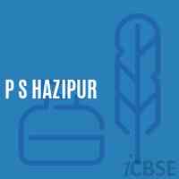 P S Hazipur Primary School Logo