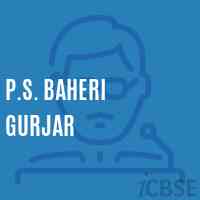 P.S. Baheri Gurjar Primary School Logo