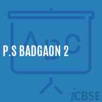 P.S Badgaon 2 Primary School Logo