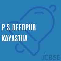 P.S.Beerpur Kayastha Primary School Logo