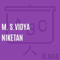 M. S.Vidya Niketan Middle School Logo