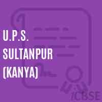 U.P.S. Sultanpur (Kanya) Middle School Logo