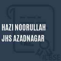 Hazi Noorullah Jhs Azadnagar Middle School Logo