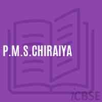 P.M.S.Chiraiya Middle School Logo