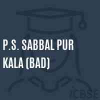 P.S. Sabbal Pur Kala (Bad) Primary School Logo
