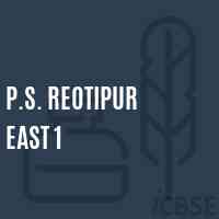 P.S. Reotipur East 1 Primary School Logo