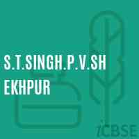 S.T.Singh.P.V.Shekhpur Primary School Logo