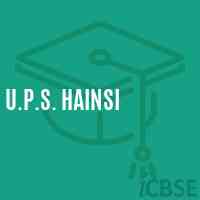 U.P.S. Hainsi Middle School Logo