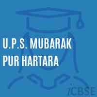 U.P.S. Mubarak Pur Hartara Middle School Logo