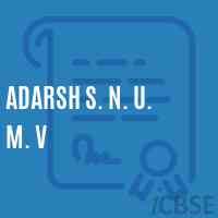 Adarsh S. N. U. M. V Secondary School Logo