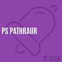 Ps Pathraur Primary School Logo