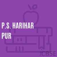 P.S. Harihar Pur Primary School Logo