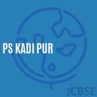 Ps Kadi Pur Primary School Logo