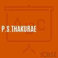 P.S.Thakurae Primary School Logo