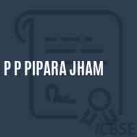 P P Pipara Jham Primary School Logo