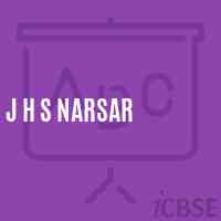 J H S Narsar Middle School Logo