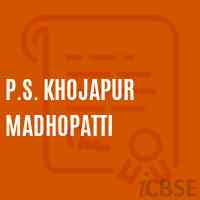 P.S. Khojapur Madhopatti Primary School Logo