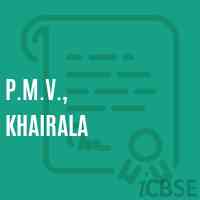 P.M.V., Khairala Middle School Logo