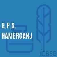 G.P.S. Hamerganj Primary School Logo