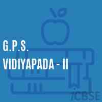 G.P.S. Vidiyapada - Ii Primary School Logo